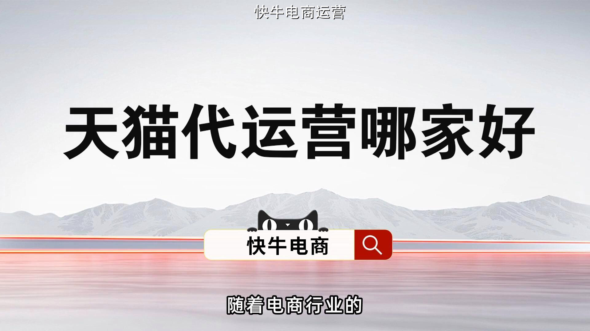 淘宝代运营公司可靠性
